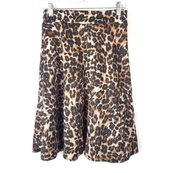Wet Seal Small‎ Pullon Leopard Print Skirt high waisted - Picture 2 of 7